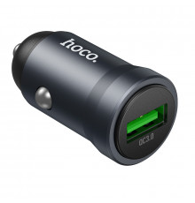 Автомобільний зарядний пристрій HOCO Energy single-port. car charger Metal Gray ( )