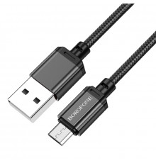 Кабель BOROFONE Sharp charging data cable for Micro Black ( )