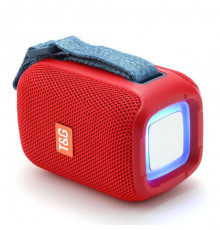 Bluetooth-колонка з RGB ПІДСВІЧУВАННЯМ, speakerphone, радіо, red