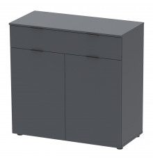 Комод у вітальню Doros Рон 2 80х38х100 см Графіт (DRS-011295)