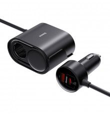 Автомобільний зарядний пристрій Baseus High Efficiency Pro Car Cigarette Lighter Cosmic Black (C )