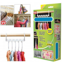 Органайзер для вішалок у шафу Wonder Hanger Triples Closet, зелений