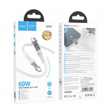 Data Cable Hoco Transparent discovery edition Type-C to Type-C.