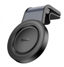 Автотримач для телефона HOCO Show ring magnetic car holder (L air outlet) Black Metal Gray ( )
