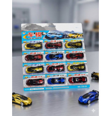 Іграшкові машинки Super Racing, 12 шт