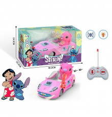 Машинка на пульті керування Stitch (ігровий набір та фігурка) (60 шт)