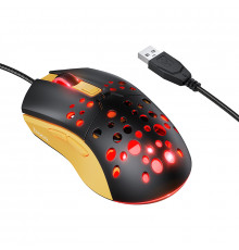 Маніпулятор миша HOCO Sky luminous gaming wired mouse black＆yellow ( )