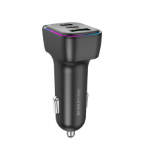 Автомобільний зарядний пристрій BOROFONE Trophie ) car charger Black ( )