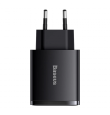 Мережевий зарядний пристрій Baseus Compact Quick Charger EU Black ( )
