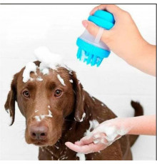 Масажна щітка для купання собак Gentle Dog Washer, щітка для миття тварин