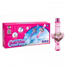 Іграшка для генерації бульбашок з ефектом диму Summer Bubble Чарівна паличка рож (48 шт)