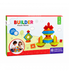 Конструктор дитячий Builder Puzzle Blocks, деталей (48 шт)