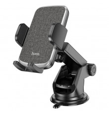 Автотримач для телефона HOCO Polaris push-type telescopic suction cup car holder Black ( )