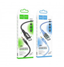 Кабель Hoco Transparent Discovery Edition Digital audio conversion. mm to Type-C