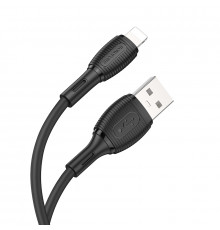 Кабель BOROFONE Advantage silicone charging data cable for iP Black ( )