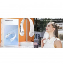 Портативний шийний вентилятор Neck Cooler мАг,. Вт, білий
