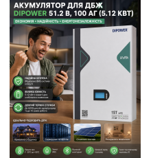 Акумулятор для ДБЖ DIPOWER. В, Аг (. кВт)