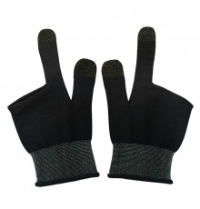 Рукавички ігрові HOCO Eagle Claw silver fiber two-finger gaming pack) Black ( )
