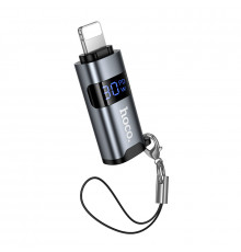 Перехідник HOCO C male to USB female OTG transparent adapter Black ( )