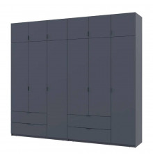 Шафа для одягу Doros Лукас Графіт 3+3 ДСП 270х50х240 DRS-011695 (42005117)