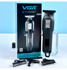 Машинка для стрижки VGR Professional (LED Display, з насадками + Тример)