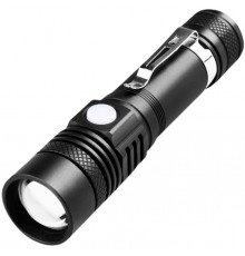 Ліхтар Police, 1х18650, зажим, zoom, ЗУ microUSB, Box