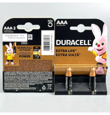 Батарейка лужна DURACELL AAA Alkaline. міні-пальчикова (2шт.)