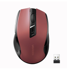 Маніпулятор миша бездротова UGREEN Ergonomic Wireless Mouse Red ( )