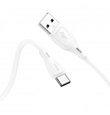 Кабель HOCO Ultimate silicone charging data cable for Type-C White ( )