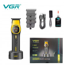 Триммер VGR GOLD, насадки, LED display