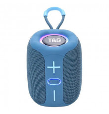 Bluetooth-колонка з RGB ПІДСВІЧУВАННЯМ, speakerphone, радіо, blue