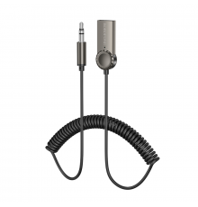 Bluetooth-ресивер BOROFONE Peaceful car AUX BT receiver with cable Metal Gray ( )