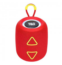Bluetooth-колонка з RGB ПІДСВІЧУВАННЯМ, speakerphone, радіо, red