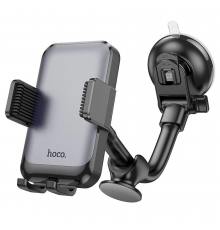 Автотримач для телефона HOCO Rock push-type car holder(center console) Black gray ( )