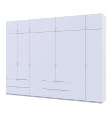 Шафа для одягу Doros Лукас Білий 3+4 ДСП 315х50х240 DRS-011689 (42005134)