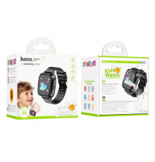 Дитячий годинник Smart watch Hoco (Підтримка дзвінка) BLACK