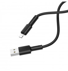 Кабель BOROFONE USB to iP.,, silicone, TPE connectors, Black ( )