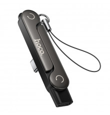 Тримач для телефона HOCO Type-C male to Type-C female holder-adapter Black ( )