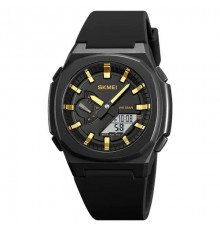 Годинники наручні SKMEI, BLACK/GOLD-WHITE