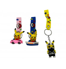 Брелок для ключів Пікачу см, мікс кольорів (12 шт.)