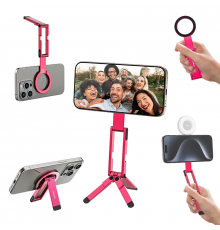Тримач телефона Ulanzi Foldable Magnetic Phone Tripod (Pink) ( )