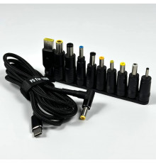 Кабель живлення для ноутбука Type-C to DC (.5х2. ) з набором перехідників