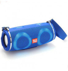Bluetooth-колонка з RGB ПІДСВІЧУВАННЯМ, speakerphone, радіо, blue