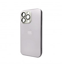 Чохол для смартфона AG Glass Matt Frame Color Logo for Apple iPhone Pro Titanium Grey ( )