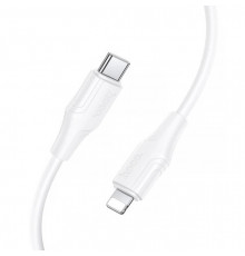 Кабель HOCO Bien silicone charging data cable iP white ( )