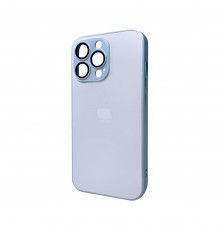 Чохол для смартфона AG Glass Matt Frame Color Logo for Apple iPhone Pro Max Sierra Blue ( )