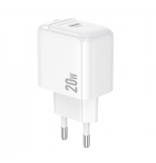 Мережевий зарядний пристрій BOROFONE Potential single-port charger(EU) White ( )