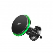 Автотримач для телефона з БЗП REMAX MagSafe Magnetic Wireless Charging Car Mount Black ( )