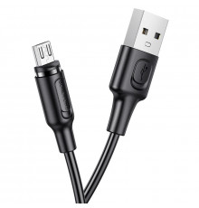 Кабель BOROFONE USB to Micro.,, PVC, PVC connectors, magnetic, Black ( )