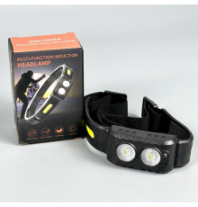 Ліхтар налобний White, Green light (Motion Sensor, вбудований акумулятор, Type-C)